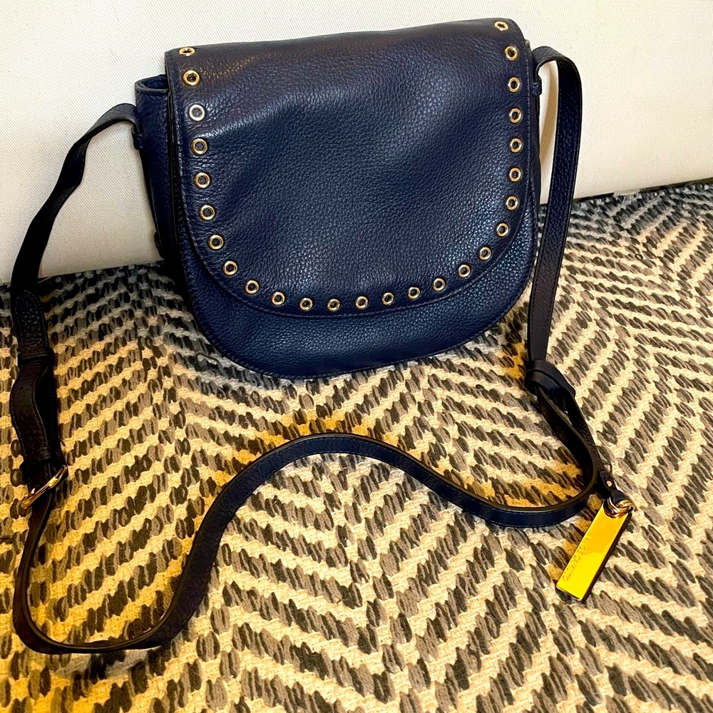 Vince Camuto Navy leather crossbody